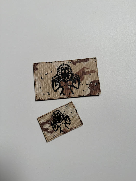 Ghillie Bish Velcro Patch (Desert)